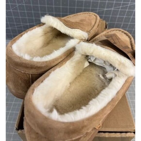 Men's LAMO Harrison Chestnut Moccasin Size 11 US Slip-On - Picture 4 of 9